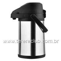 Garrafa Térmica Inox Pressão 2,5L